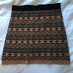 xs funktional wool bodycon skirt